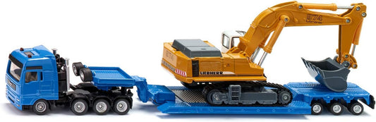 MAN Schwertransporter mit Liebherr Bagger