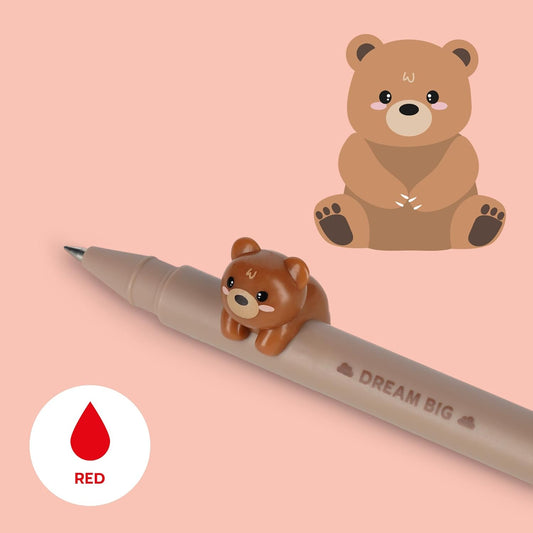 LEGAMI Erasable Gel Pen Lovely Friends Teddy Bär – Löschbar
