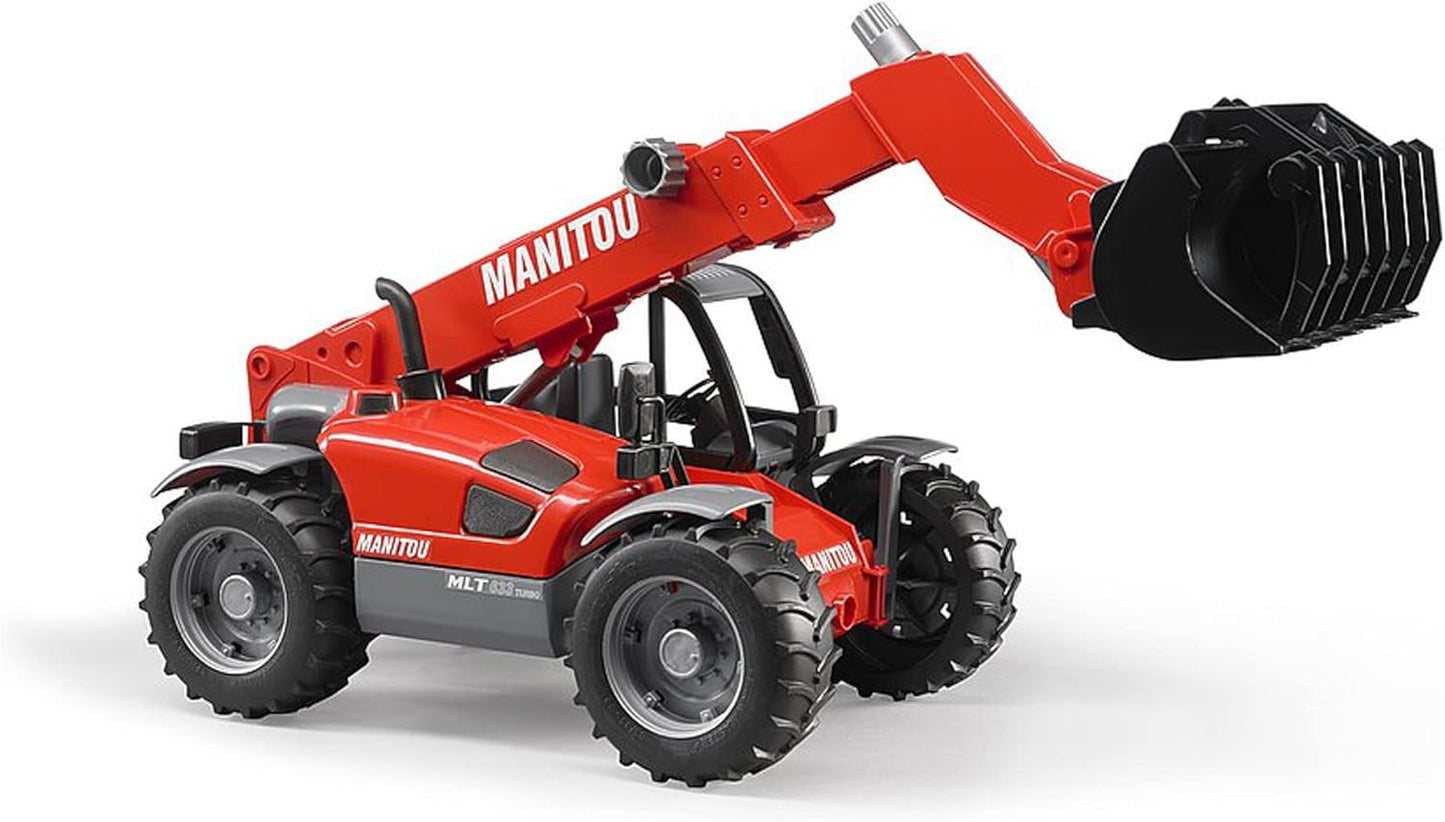 BRUDER 02125 Manitou Teleskoplader MLT 633 1:16 Spielzeug
