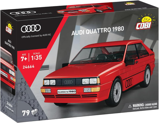 COBI Audi Quattro (1980) Rot Bauset 79 Teile 1:35