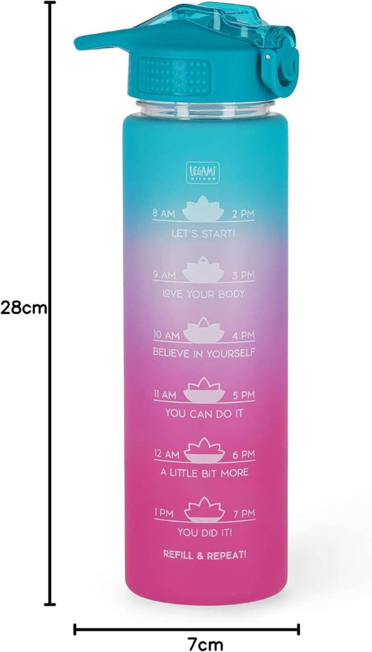 Legami Goal Bottle Trinkflasche Sunrise Vibes 1 L