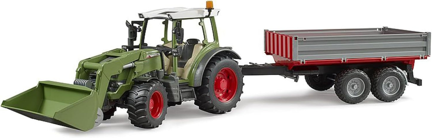 Fendt Vario 211 1:16 mit Frontlader & Bordwandanhänger
