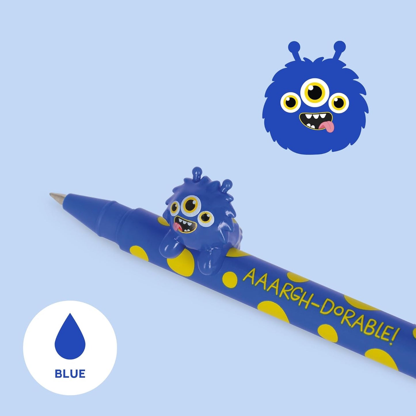 LEGAMI Erasable Gel Pen Lovely Friends Monster – Löschbar