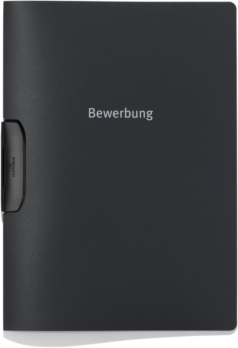 DURABLE Bewerbungsmappe Duraswing Job - Professionelle Bewerbung ohne Lochen (5er Pack)