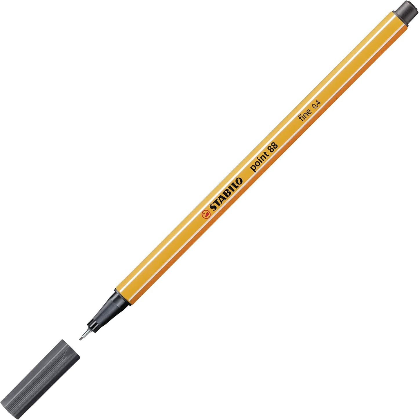STABILO point 88 Fineliner - Präzision in Schwarzgrau