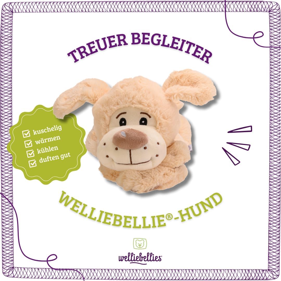 welliebellies® Wärmekuscheltier Hund groß - Made in Germany