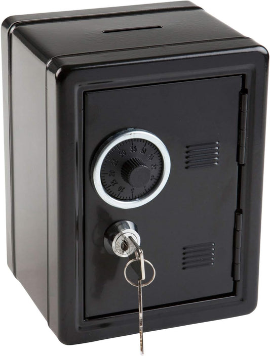 Idena Spartresor Metall schwarz 12x10x16cm mit Zahlenschloss