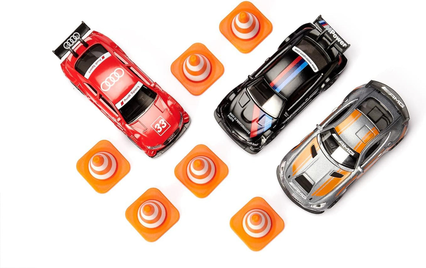 SIKU 6331 Geschenkset Race – Mercedes, Audi, BMW M4