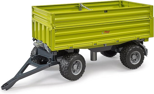 BRUDER Fliegl 3-Seitenkipper Anhänger 1:16 mit Bordwand