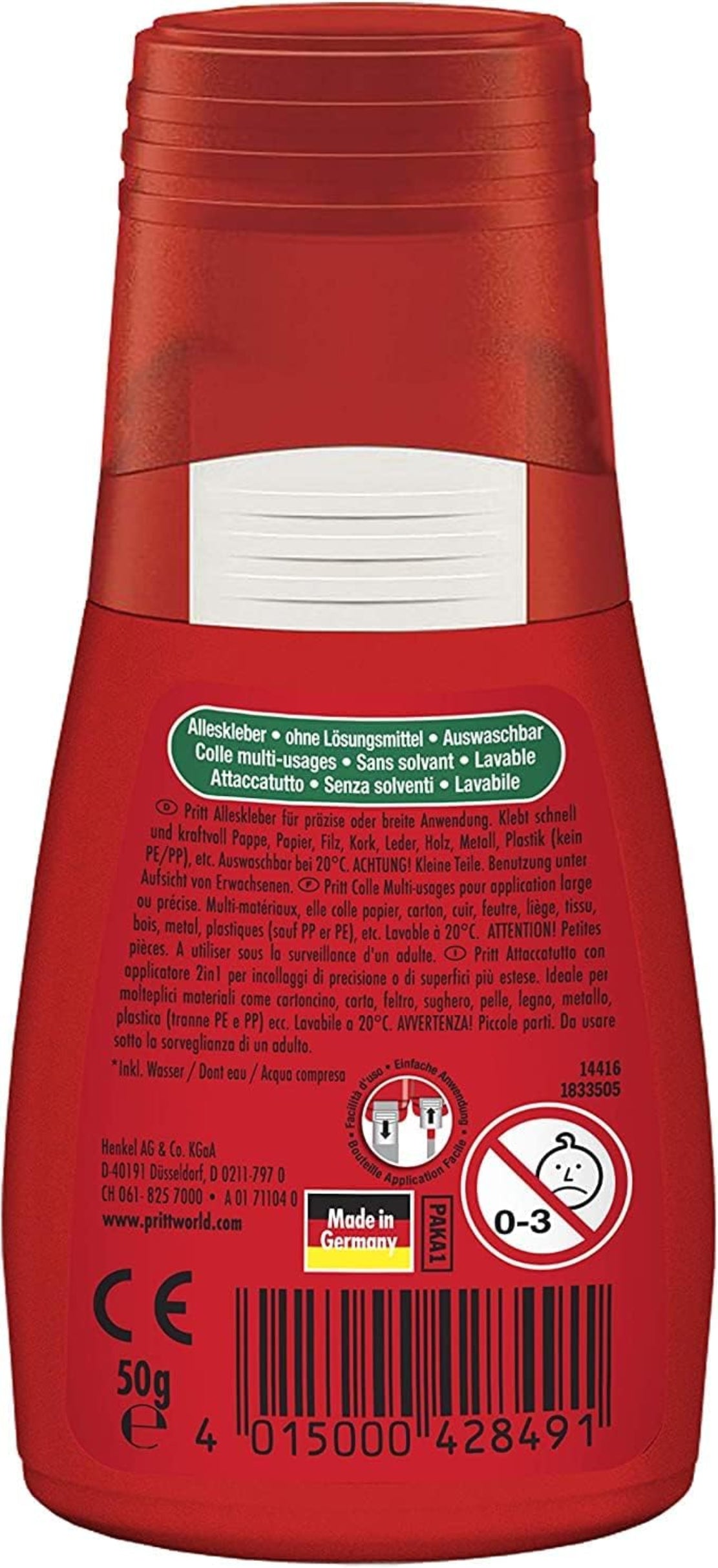 Pritt Alleskleber 50g - Universalkleber für viele Materialien