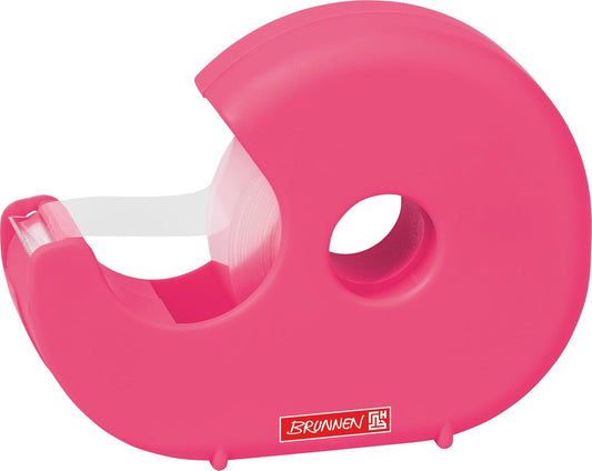 BRUNNEN Klebeband-Abroller - Kompakter Tischspender mit auswechselbarem Messer