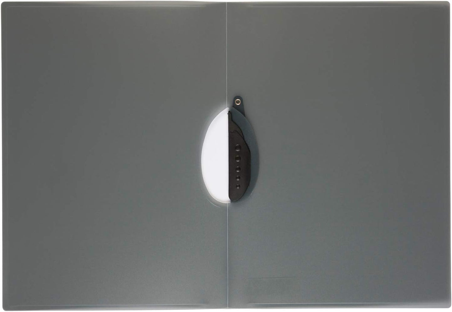 Idena Clipmappe DIN A4 – PP transluzent/schwarz, ca. 30 Blatt