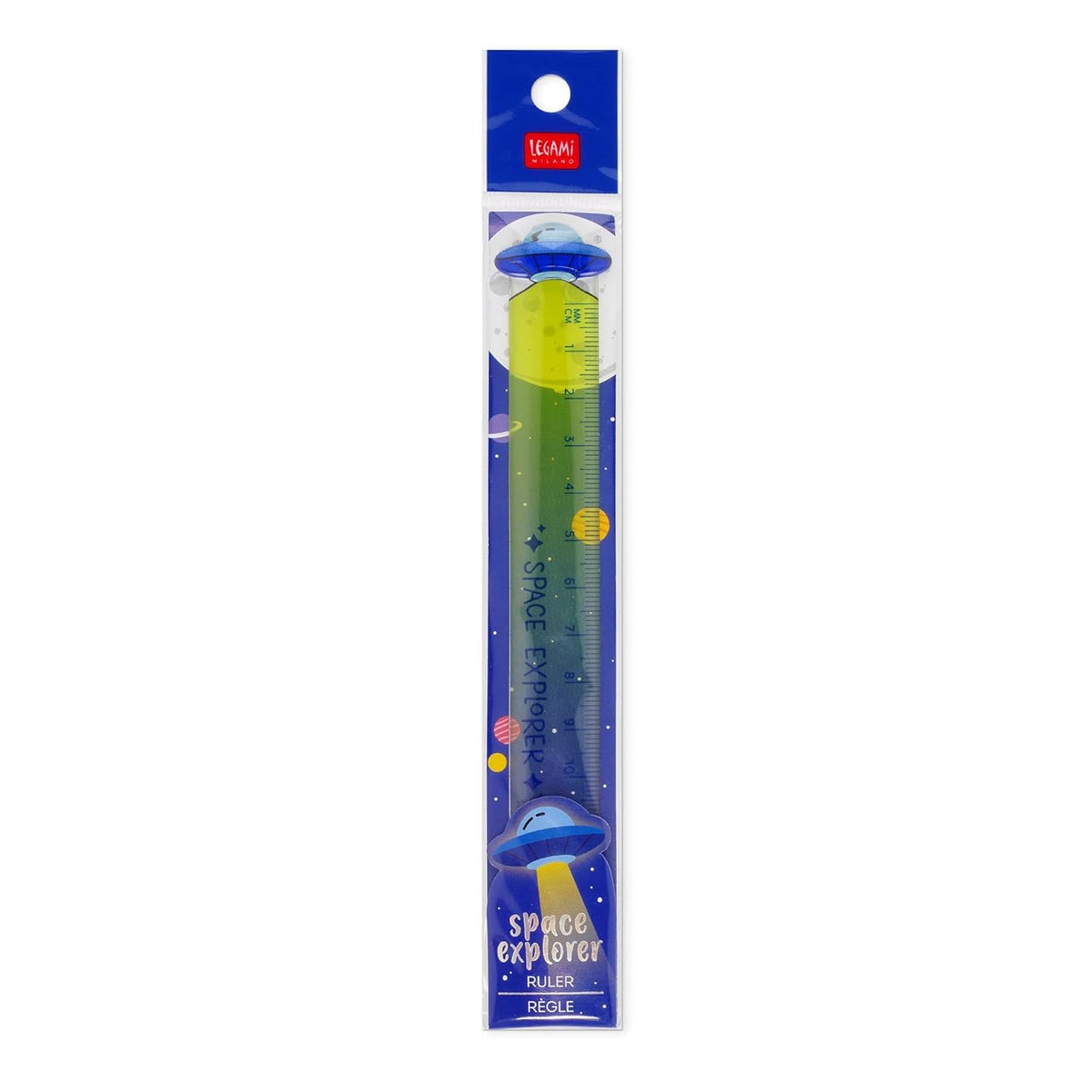 Legami Space Explorer Lineal 15 cm – Weltraum-Design