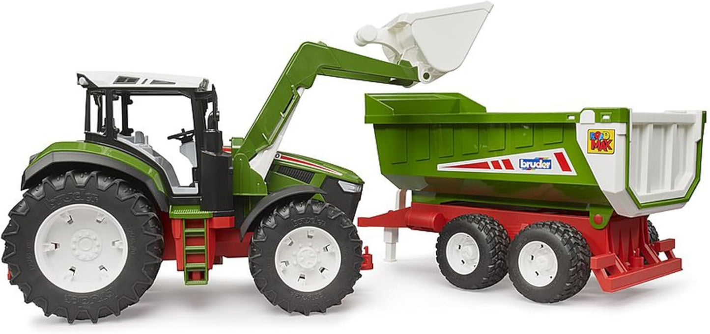 ROADMAX Traktor mit Frontlader & Kippanhänger