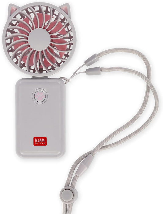LEGAMI Mini Fan Kitty faltbar wiederaufladbar USB-C