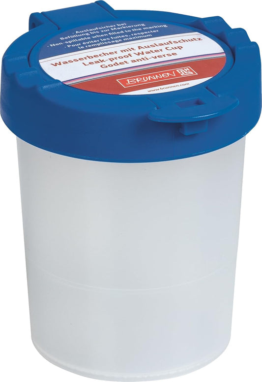Praktischer Wasserbecher Blau - Auslaufsicher & Handlich
