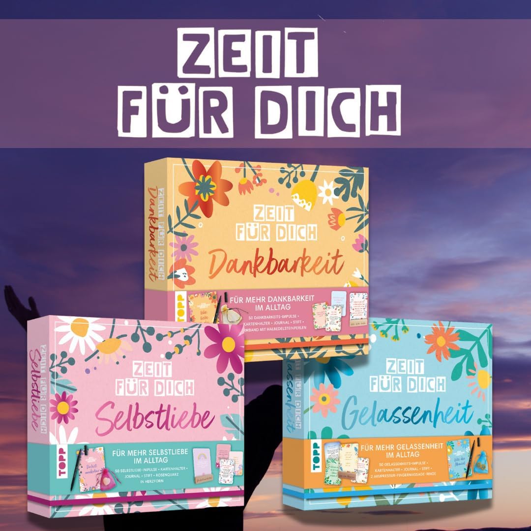 TOPP Geschenkbox Zeit für dich – 50 Dankbarkeitskarten
