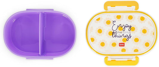 LEGAMI Snack & Go Lunchbox Daisy 500 ml mit Trenner