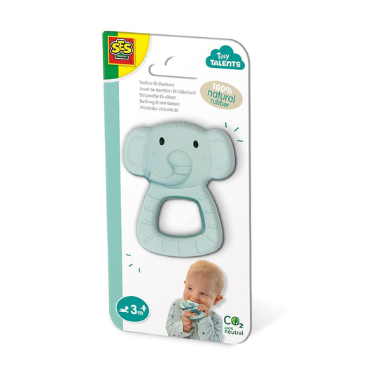 SES Beißring Eli der Elefant - 100% Naturkautschuk