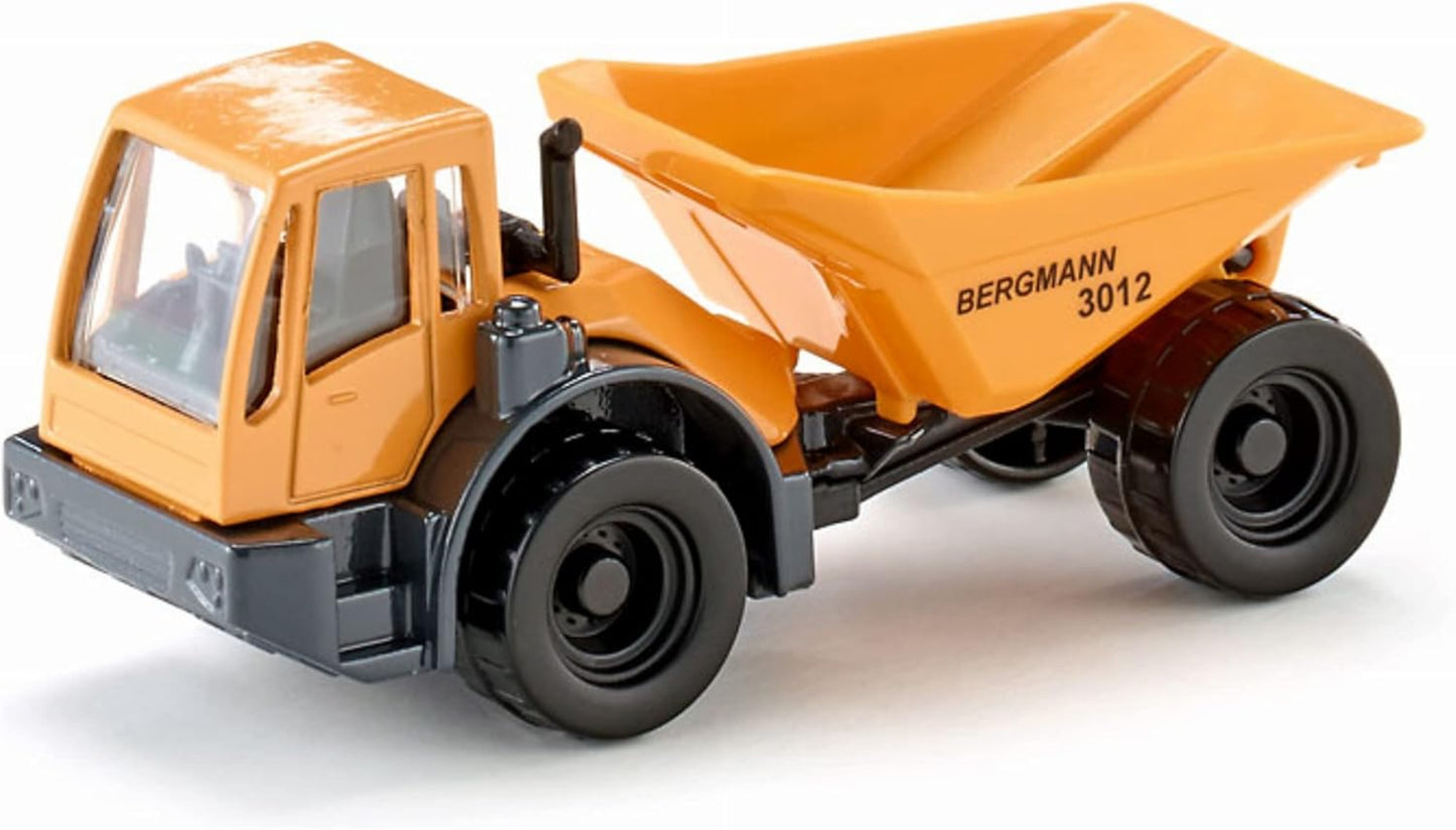 SIKU 1486 Bergmann Dumper - Robustes Metallspielzeug für Baustellenfans