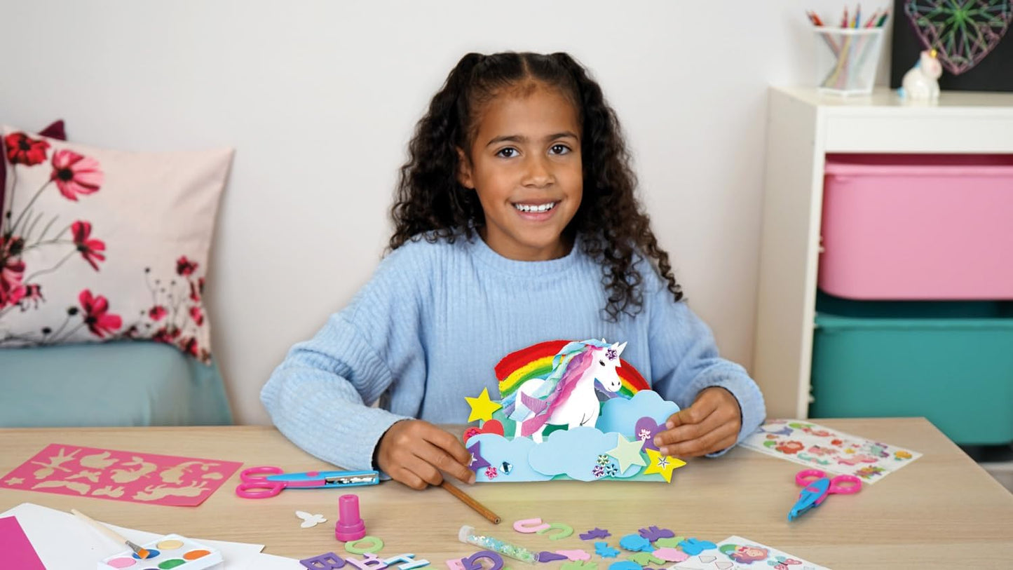 LENA Bastelkoffer Pferde - Kreatives Bastelset Premium