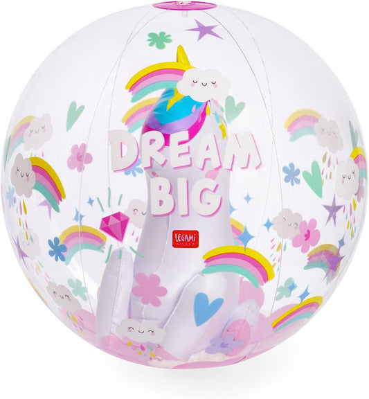 Legami Strandball Unicorn aufblasbar Ø 40 cm PVC