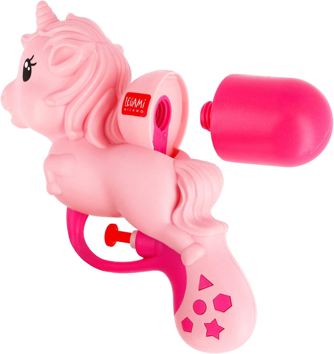 LEGAMI Wasserpistole Unicorn Mini 50 ml 2,5 m Reichweite