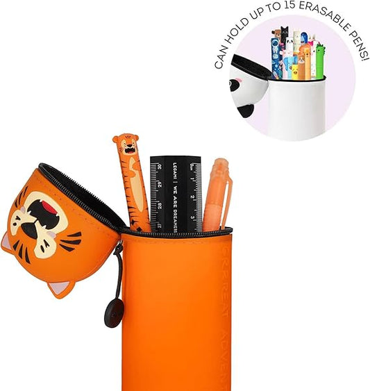 LEGAMI Kawaii 2-in-1 Federmappe & Stifthalter – Tiger