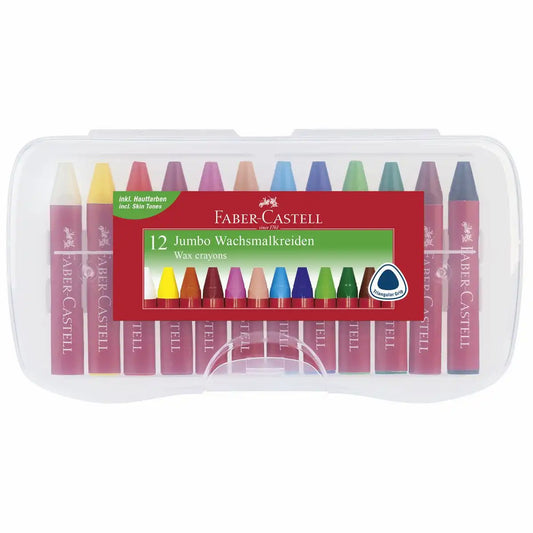Faber-Castell Wachsmalstifte - Premium Malkreiden für Kinder