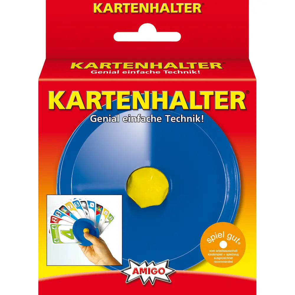 AMIGO Kartenhalter Blau – für bis zu 30 Karten