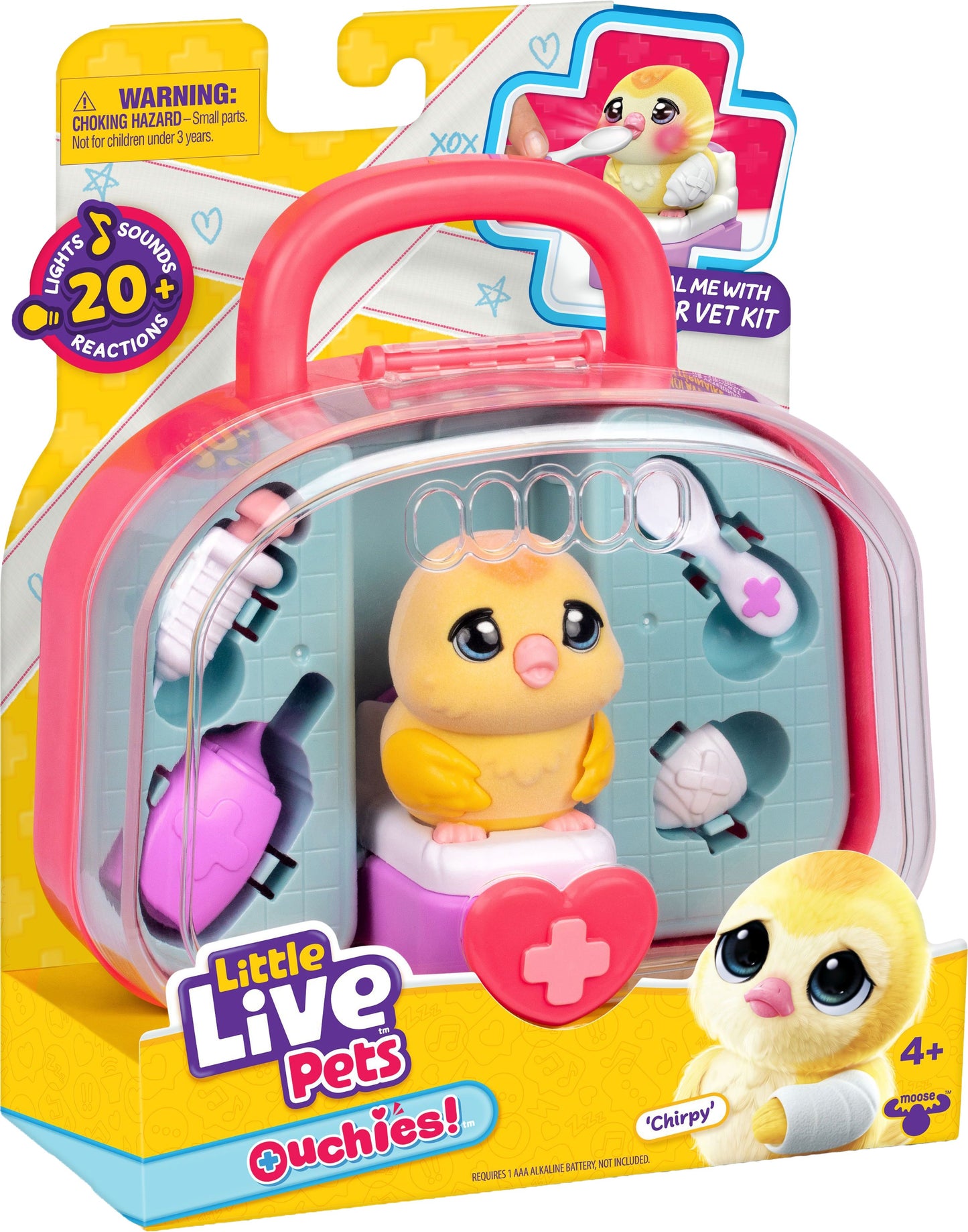 Little Live Pets Ouchies S2 Chirpy das Küken – Vet Kit
