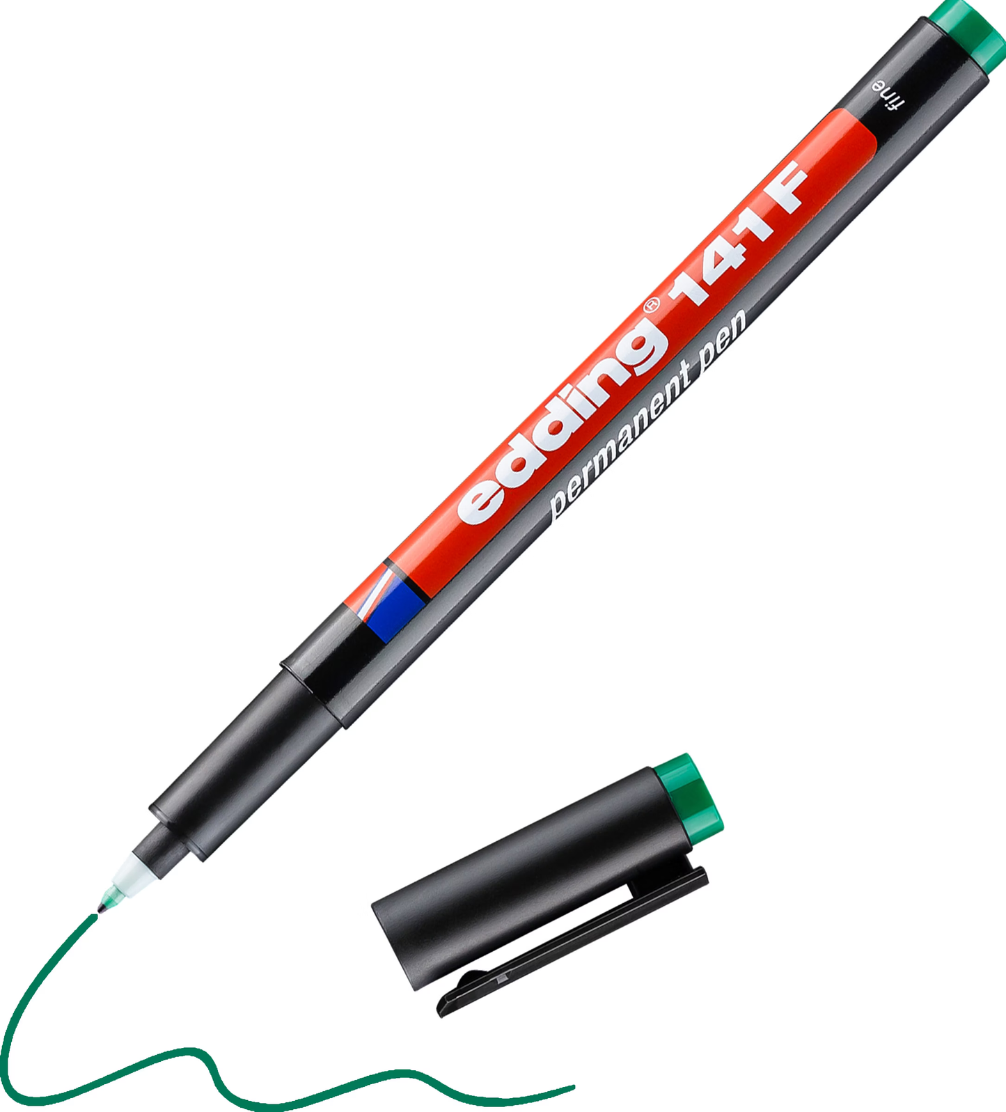 edding 141 F Permanent Pen grün – Fineliner 0,6 mm