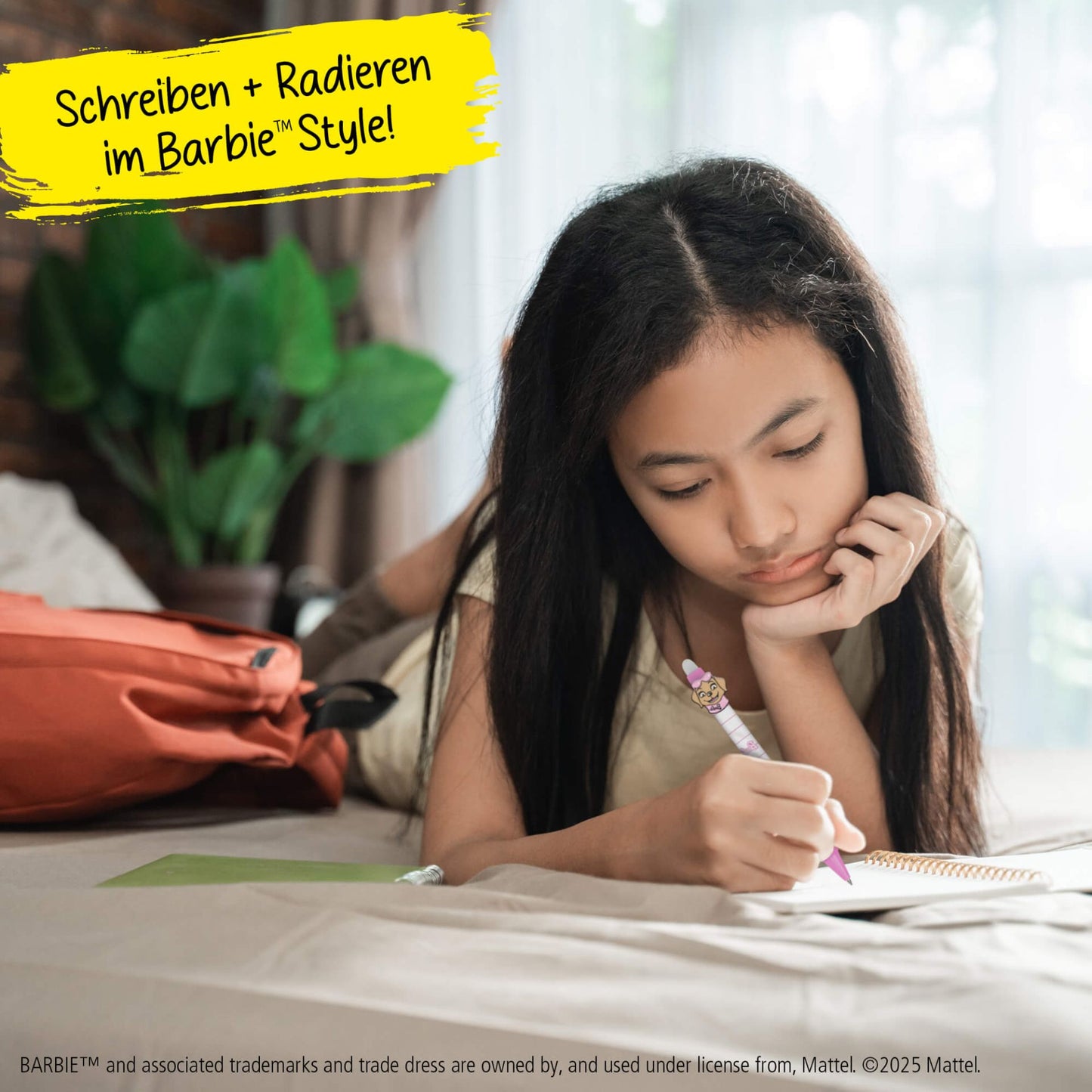 Barbie 1x Gelschreiber radierbar blau 0,7mm (Radio)