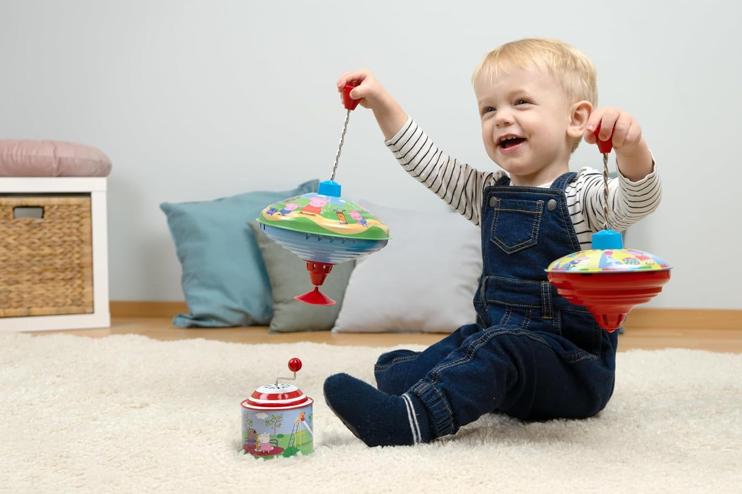 Peppa Pig Brummkreisel 13 cm – Motorikspielzeug ab 18 Monaten