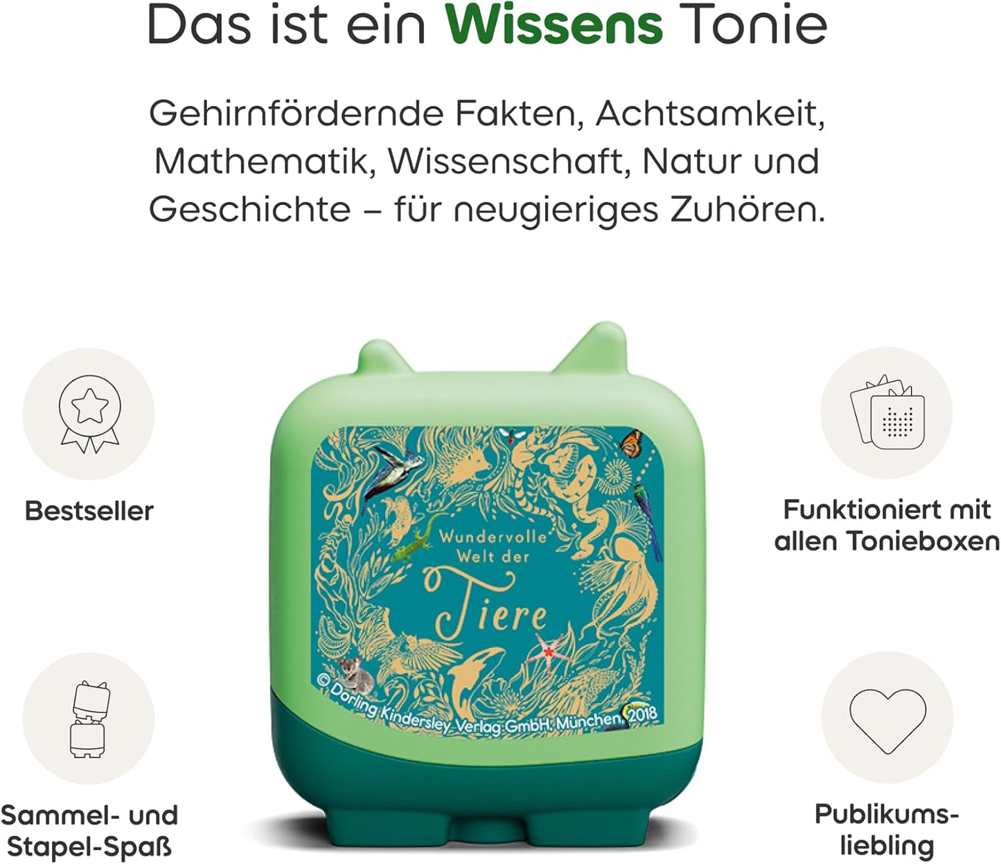 tonies Hörfigur Wundervolle Welt der Tiere | ab 5 J.