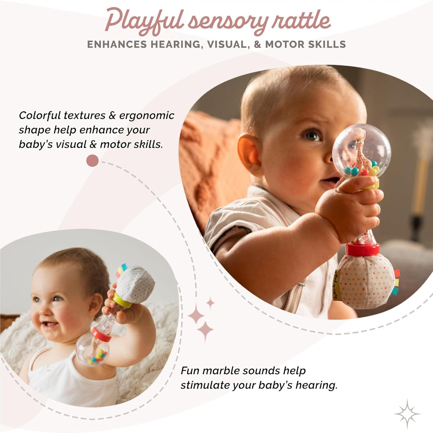 Sophie la girafe Geschenkbox Nr. 4 - Rassel & Beißring Set