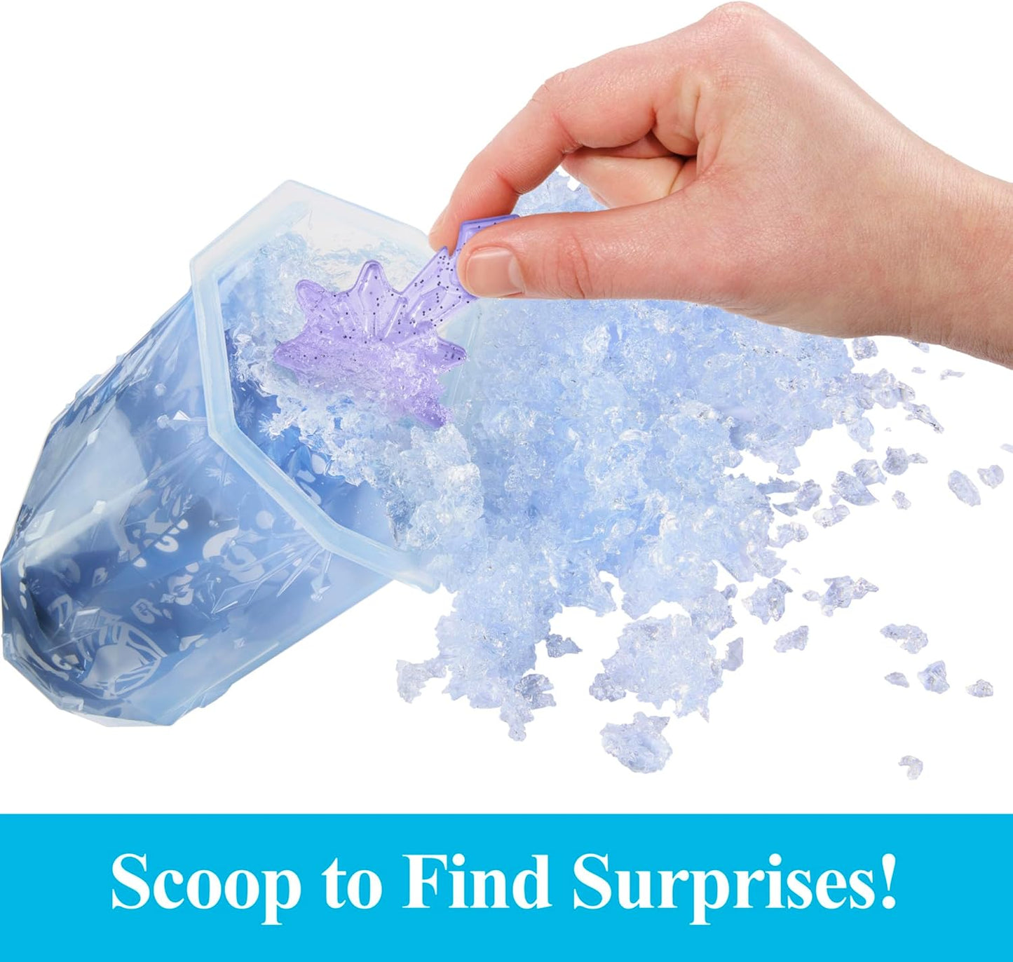 Mattel Disney Frozen Ice Reveal Puppe - Überraschungspuppe mit Eiseffekt HWX21