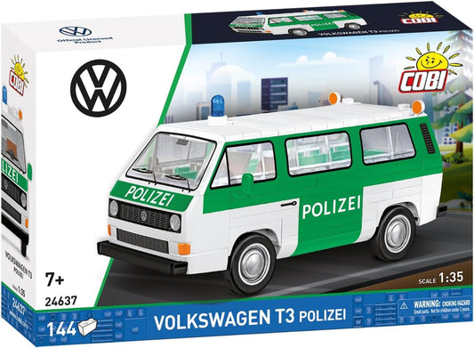 COBI VW T3 Polizei Bauset 144 Teile Maßstab 1:35