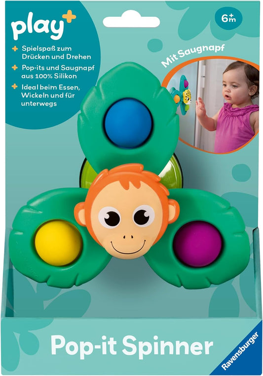 Pop-it Spinner Affe - Stressabbau & Spielspaß in einem!