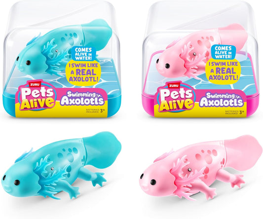 ZURU Robo Axolotl Schwimmfigur – 1 von 2 Farben zufällig