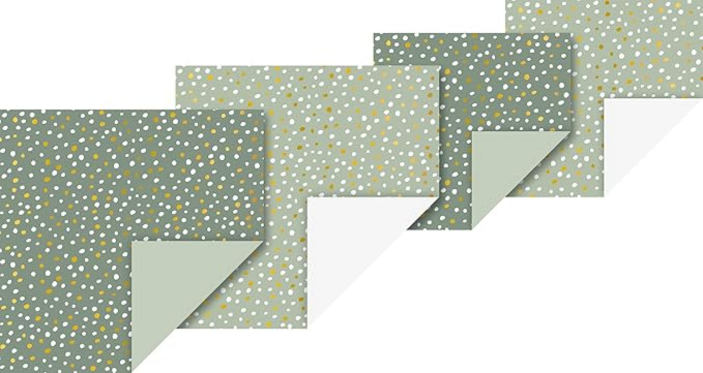 Heyda Faltblätter-Set Tannen A4 - 50 Blatt Eukalyptus Grün