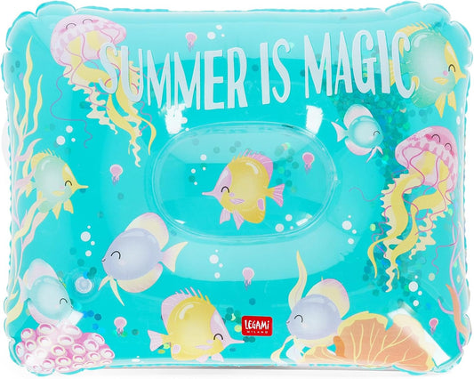 LEGAMI Aufblasbares Kissen Summer Is Magic Ø40 cm