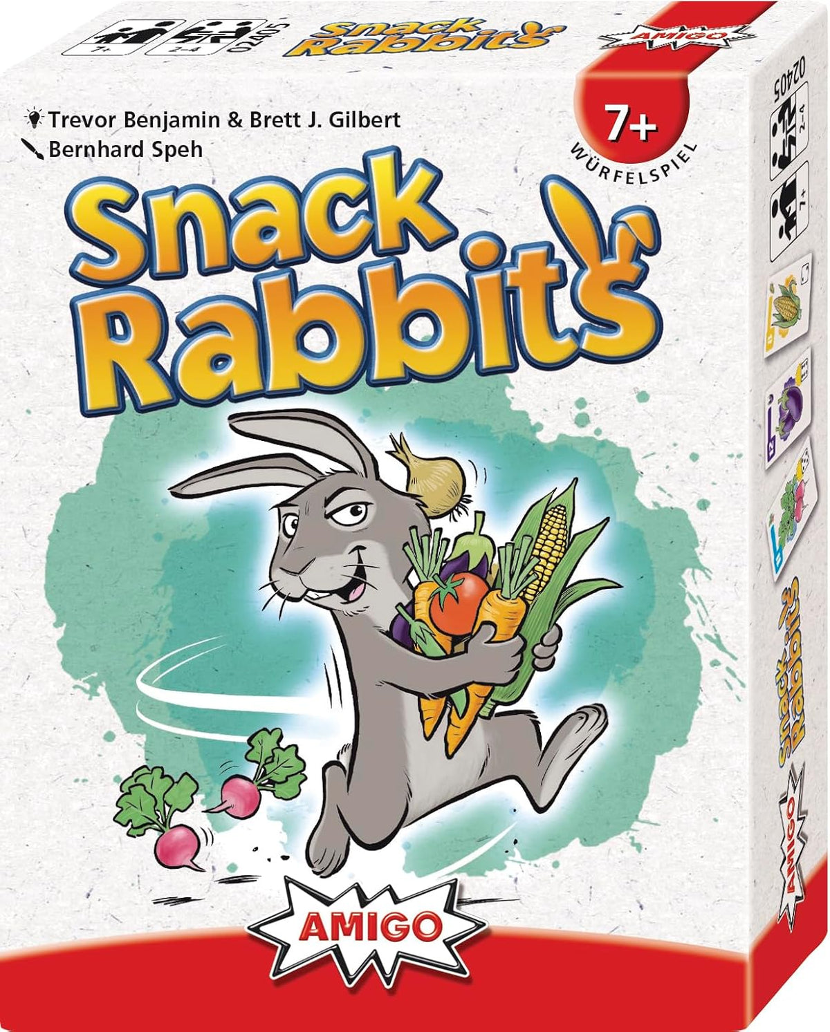 AMIGO Snack Rabbits Würfelspiel für 2–4 Spieler ab 7 J.