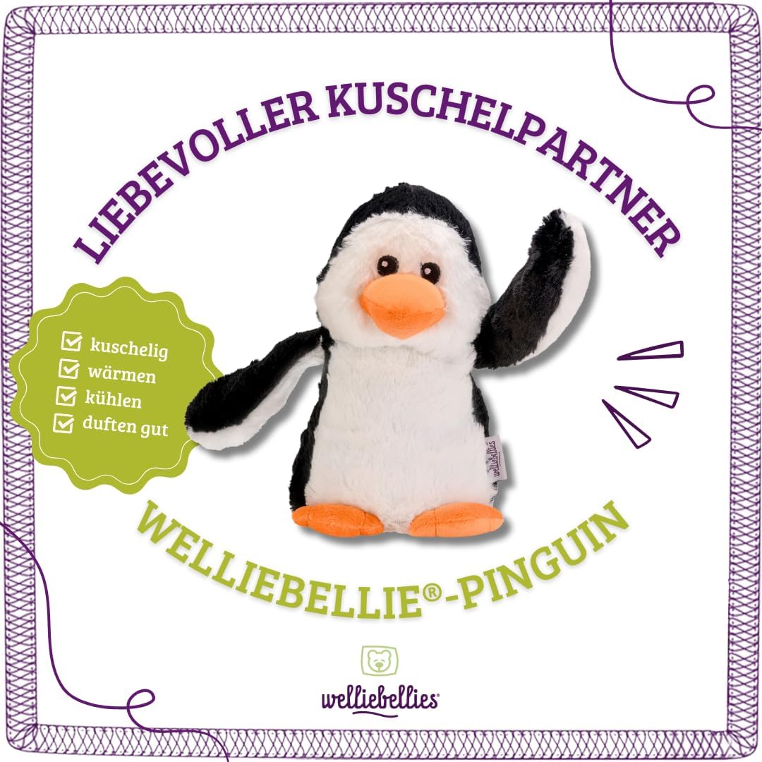welliebellies® Wärmetier Pinguin groß - Kuschelig & Wärmend