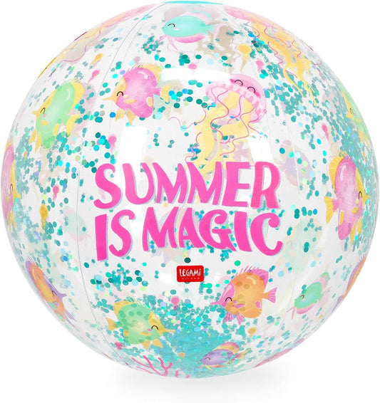 Legami Glitter Strandball Summer is Magic Ø 40 cm PVC