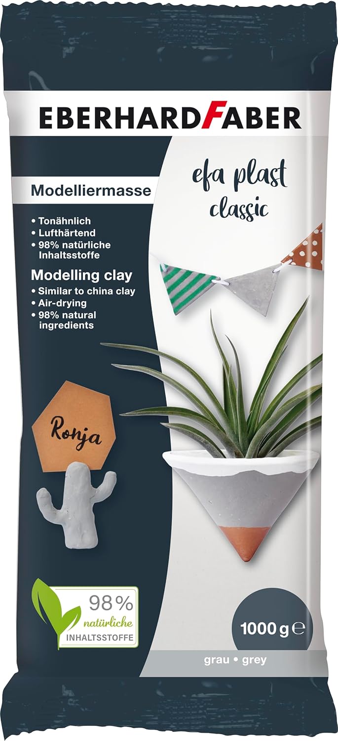 EFA Plast classic Modelliermasse 1000g grau