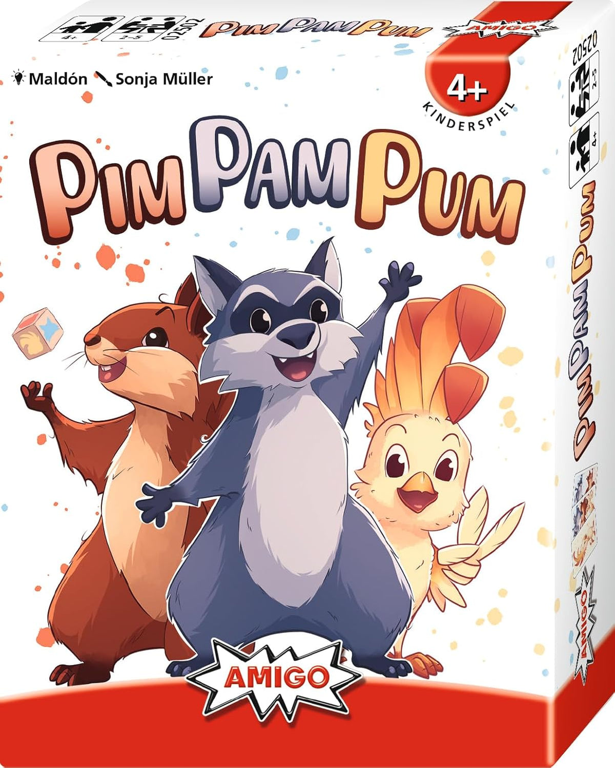 AMIGO Pim Pam Pum Würfel- & Memospiel ab 5 Jahren