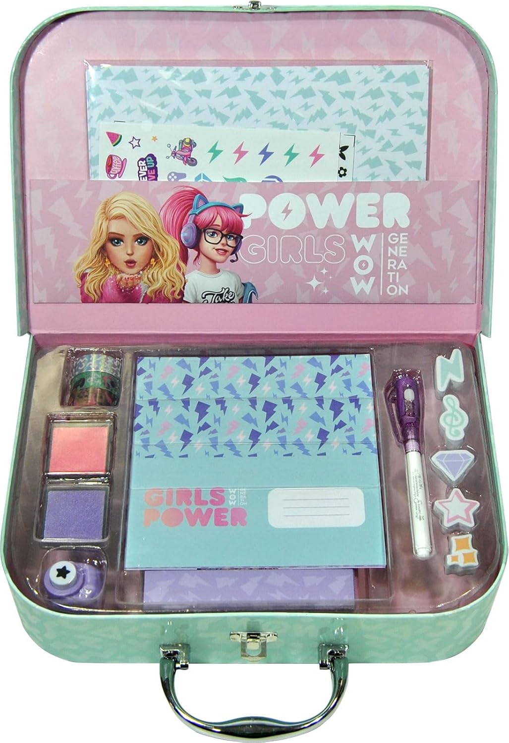 WOW GENERATION Bastel-Schreibset im Koffer - Kreativ-Set