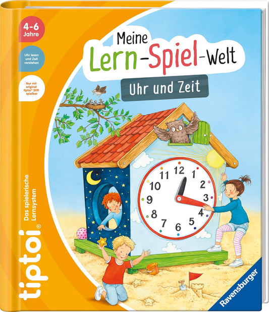 Ravensburger tiptoi Uhr und Zeit – Lernbuch ab 4 Jahren