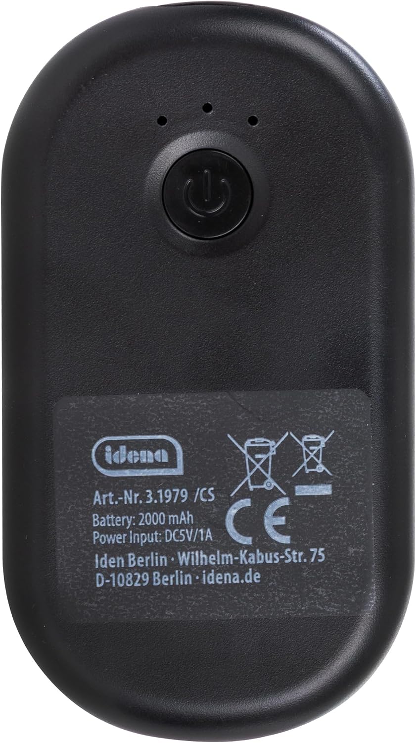 Idena elektrische Handwärmer schwarz, 2 Stück, 3 Wärmestufen